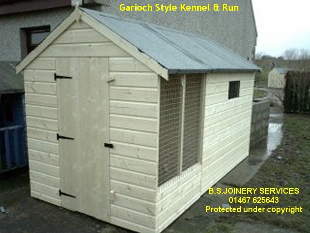 Dog Kennel with Shed