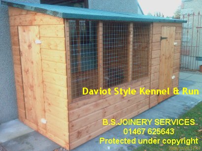 Dog Kennel Attached to Shed
